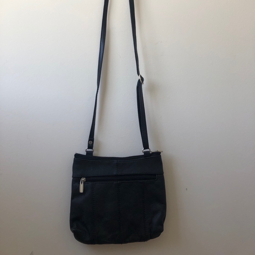 Black Pleather Purse